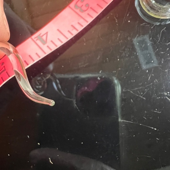 Gauge Earrings. Handmade. Not the same length but fronts are the same. Lucite - Picture 5 of 5